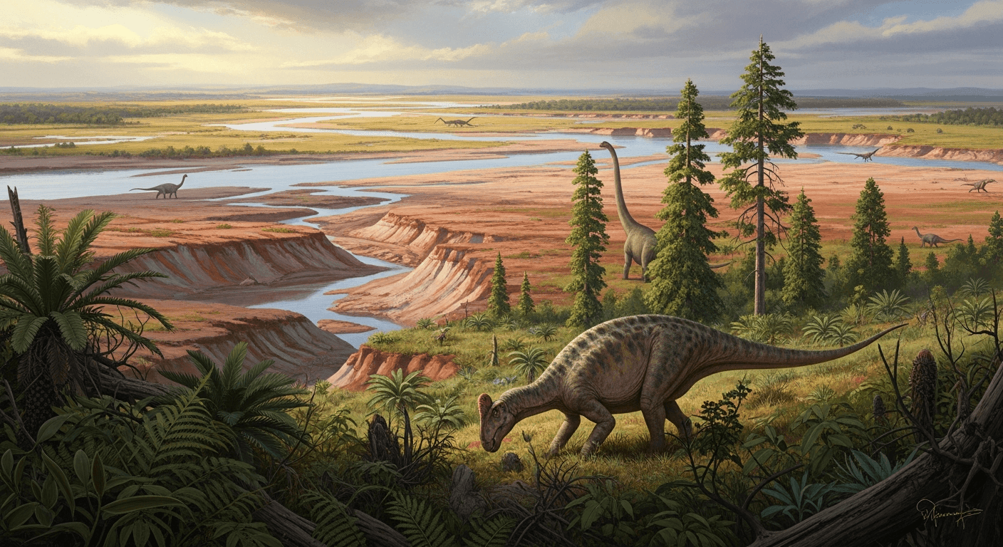 Cloverly Formation prehistoric landscape