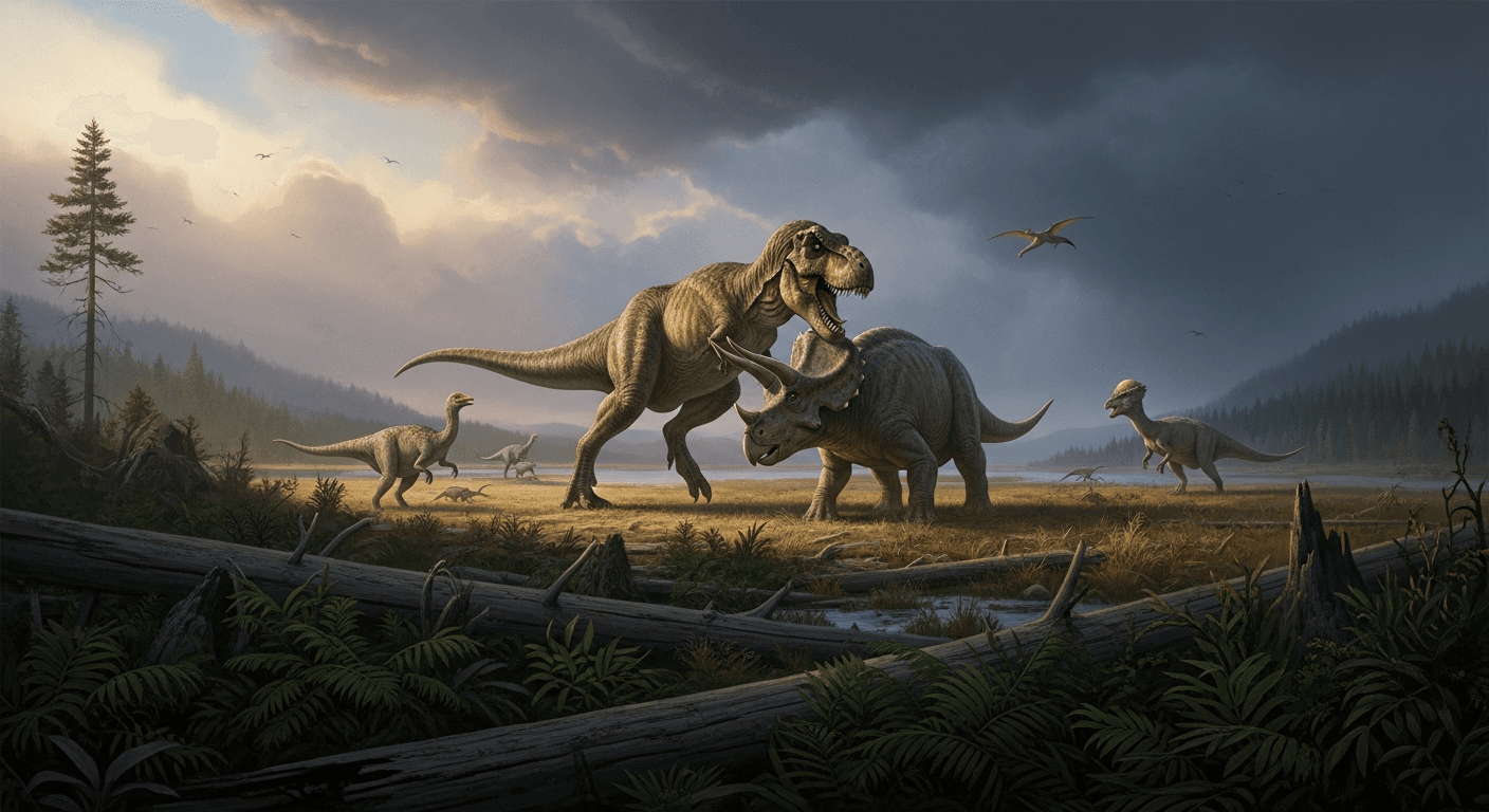 Hell Creek Formation prehistoric landscape