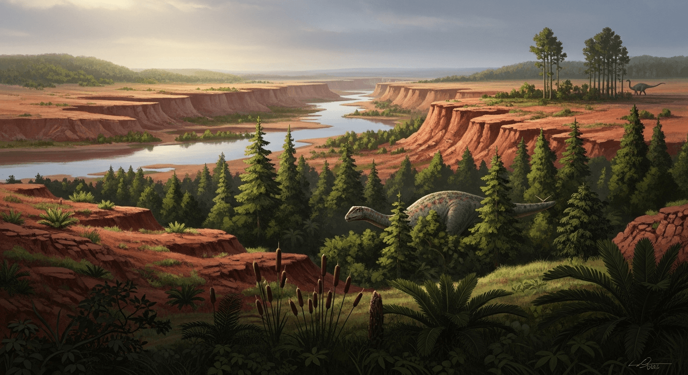 Löwenstein Formation prehistoric landscape