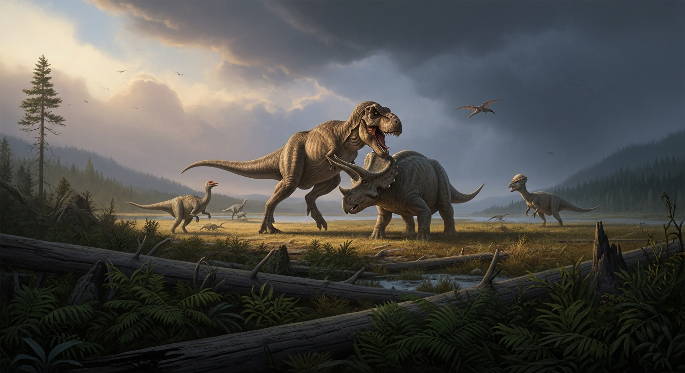 Hell Creek Formation prehistoric landscape