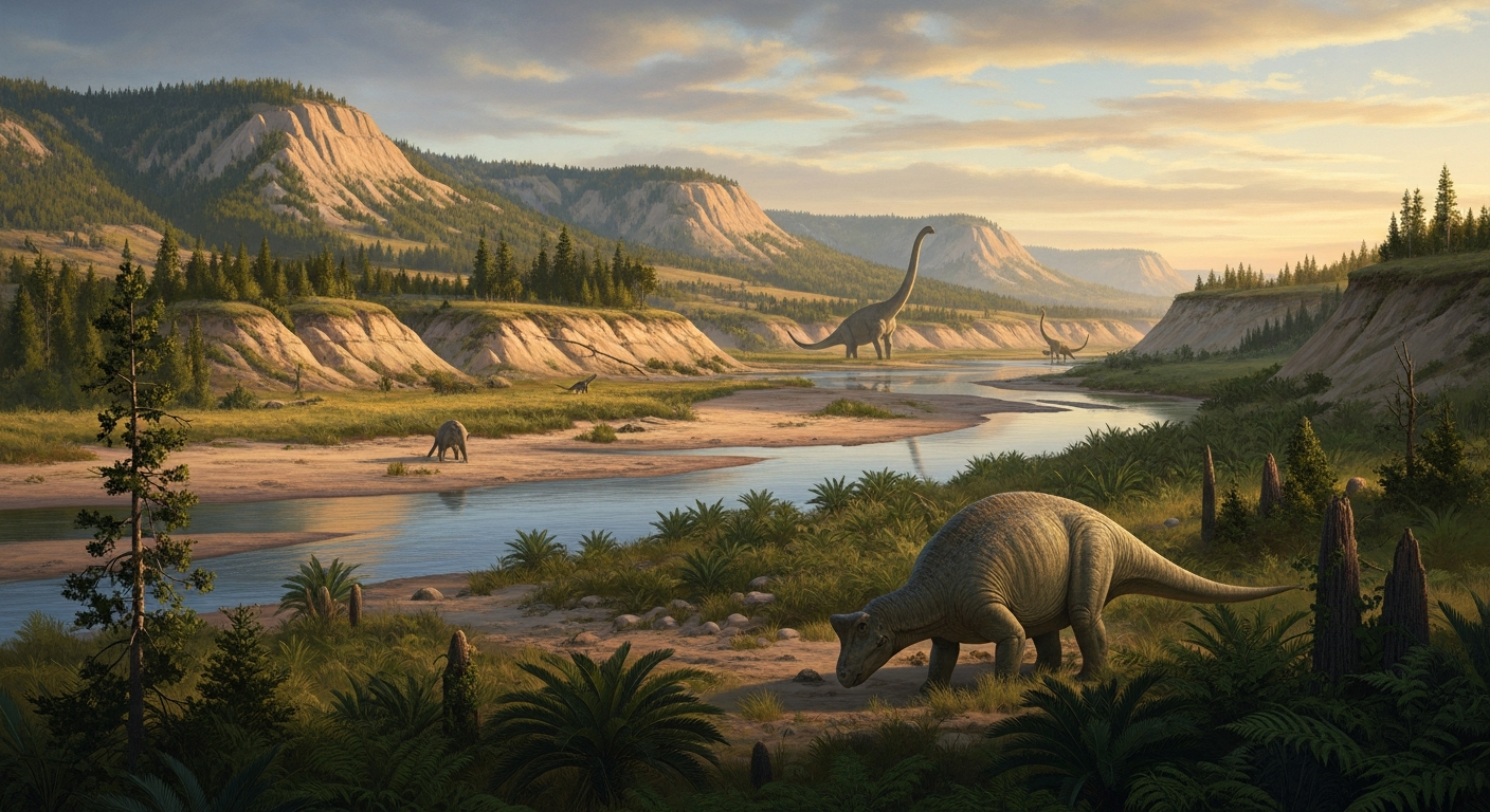 Judith River Formation prehistoric landscape