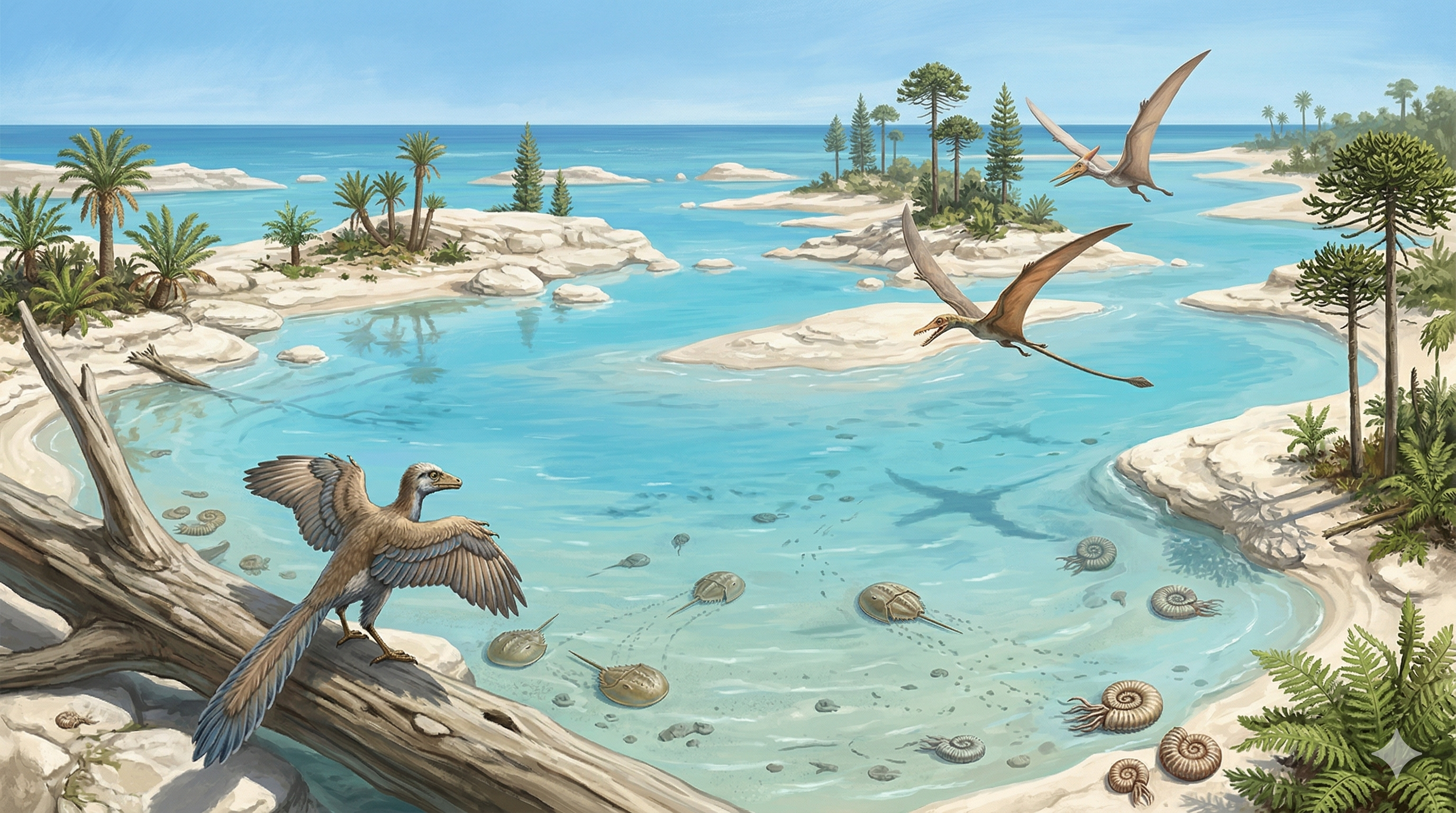 Solnhofen Limestone prehistoric landscape